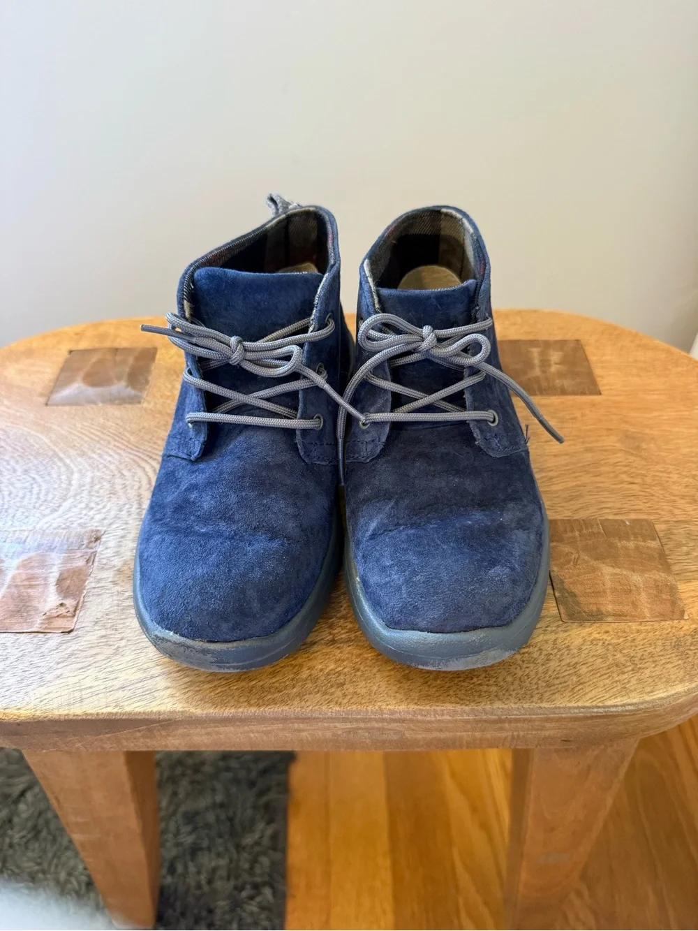 UGG Kid’s Blue Suede Boots
